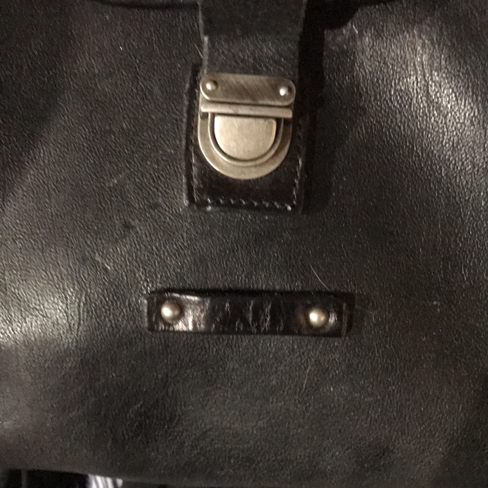 Stylish Black Leather A.S.98 Bag - Picture 2 of 12